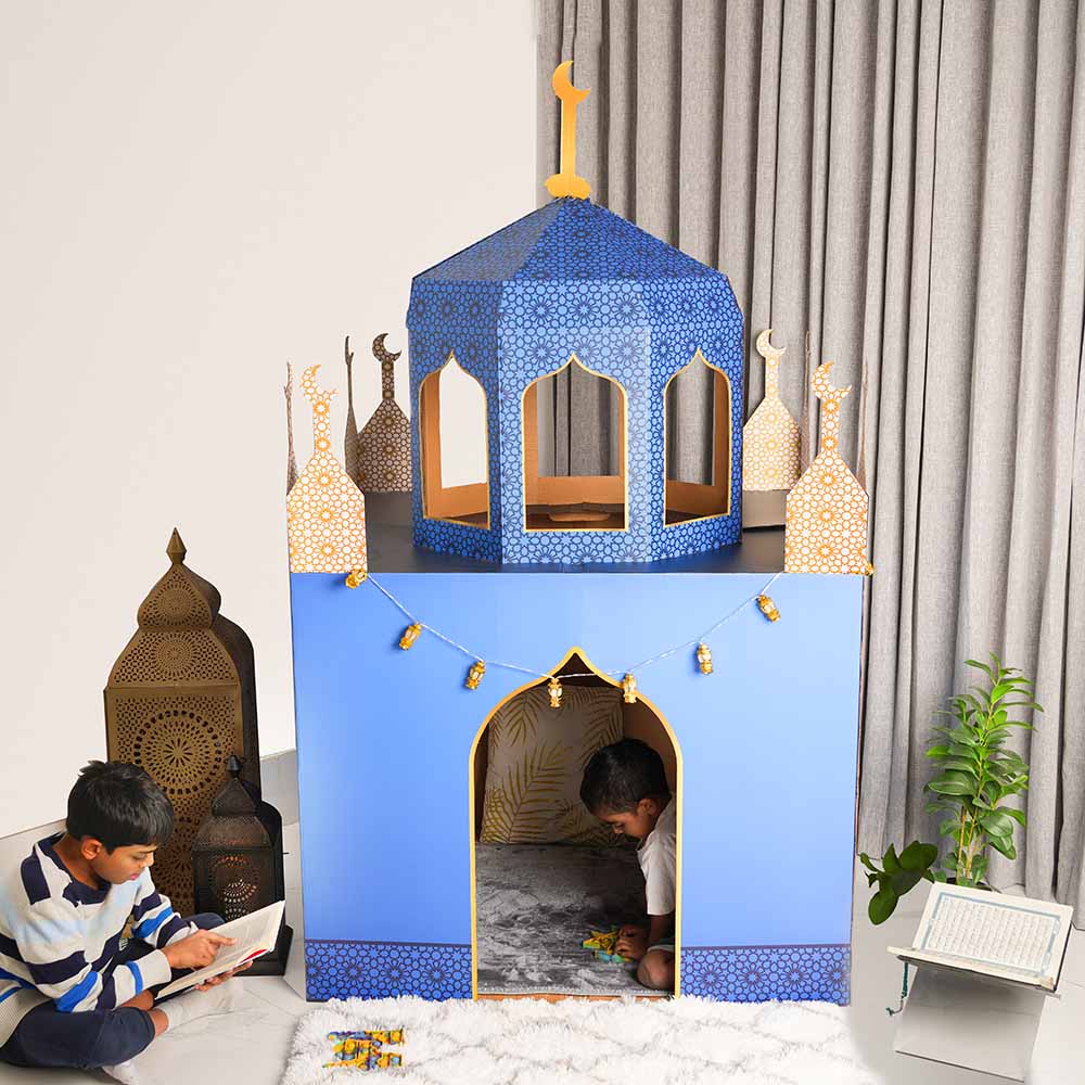 HilalFul Mosque Cardboard Playhouse