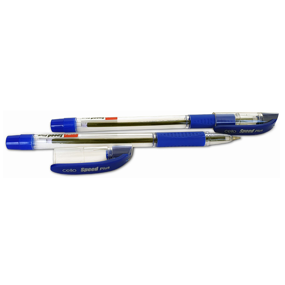 Cello - Speed Plus Ball Pen - 0.7mm - 12pcs - Blue