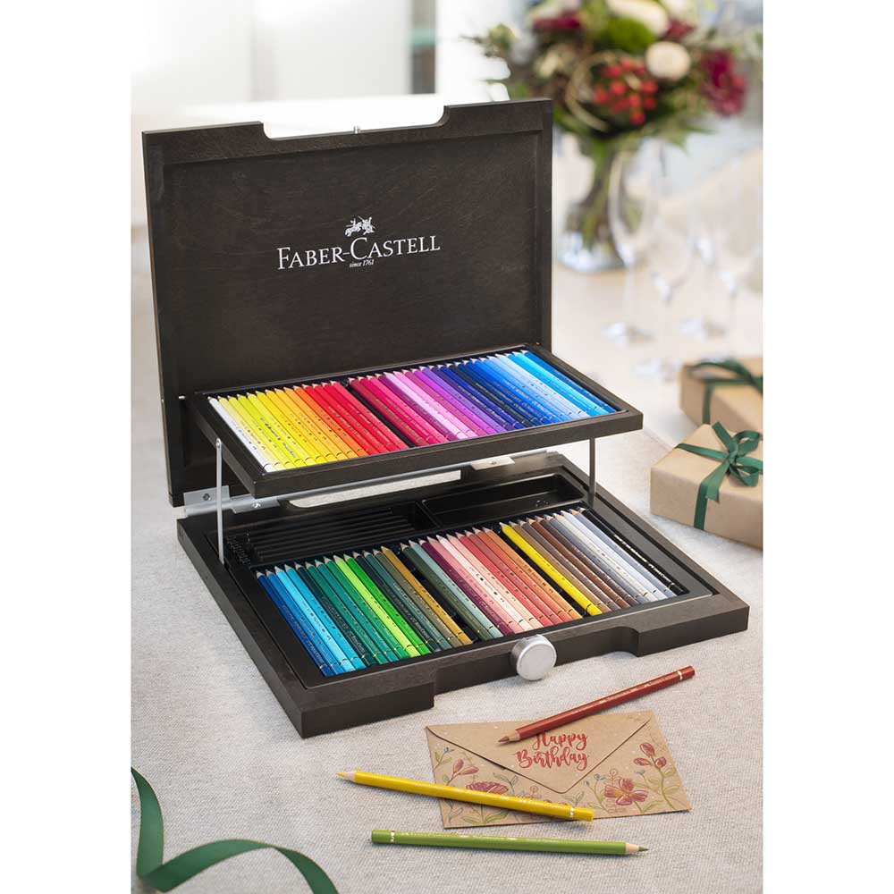 Buy Faber-Castell - Artists Color Pencils with Wooden Case - 72pcs