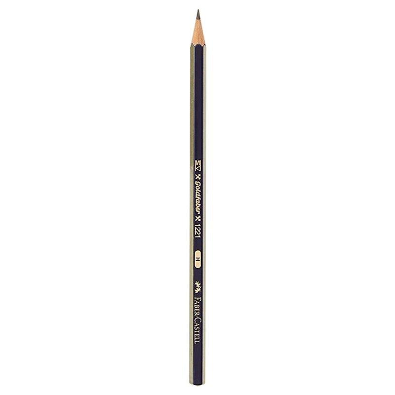 Faber-Castell - Gold Faber Graphite Pencil H - 12pcs