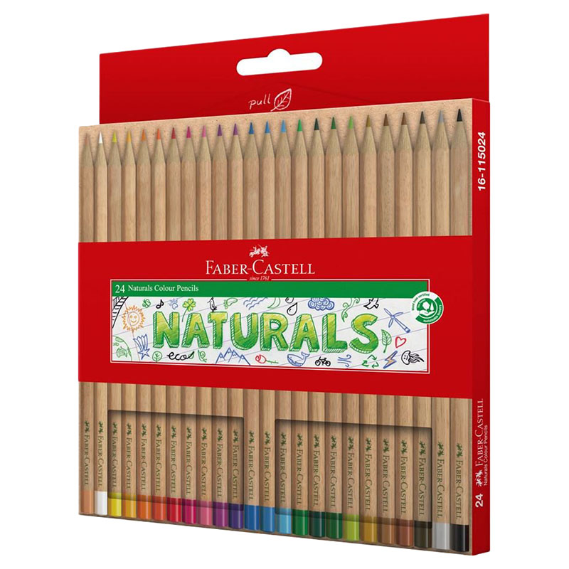 Faber-Castell - Naturals Colour Pencils - 24pcs