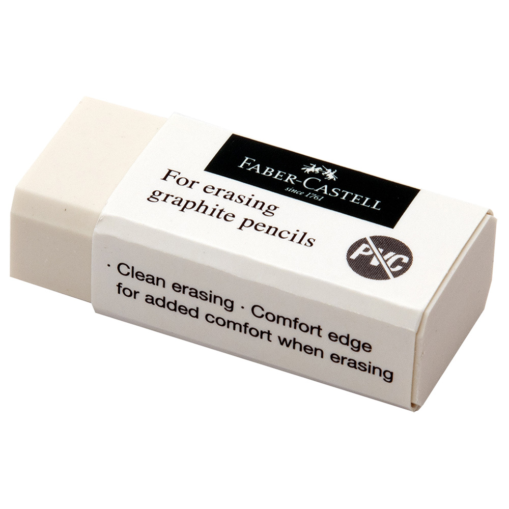 Faber-Castell - PVC-Free Eraser Medium - 30pcs