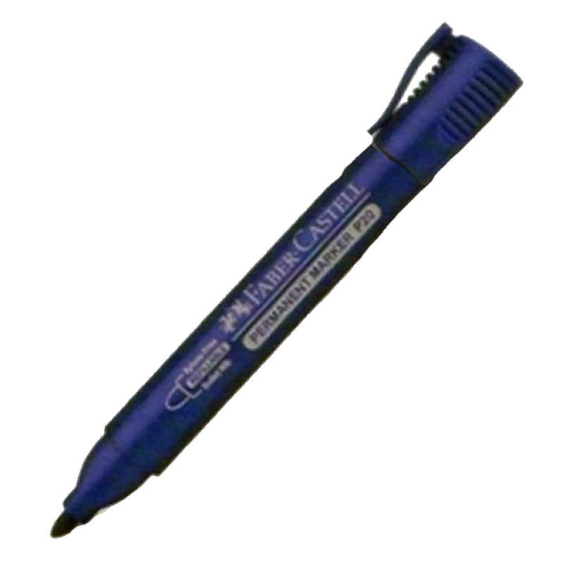 Faber-Castell - Bullet P20 Permanent Marker - Blue