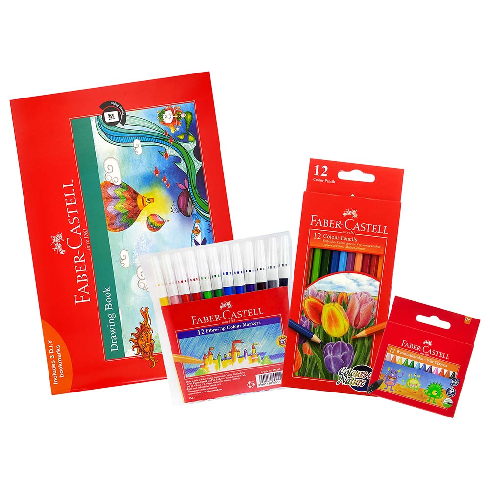 Faber-Castell - Colouring Combo Pack - 37pcs