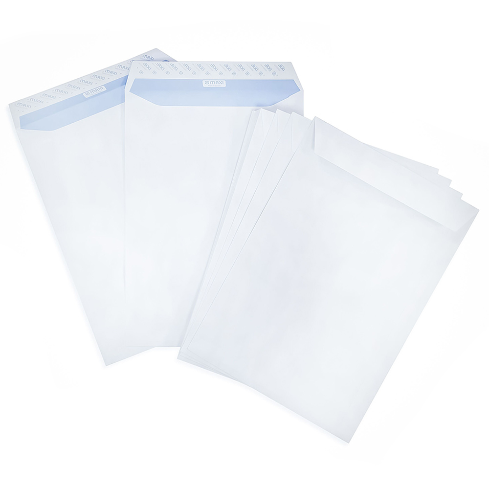 Maxi - White A4 Envelopes - 25pcs