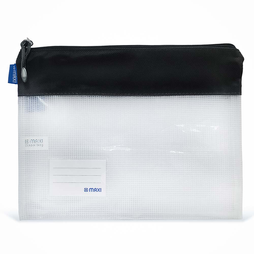 Maxi - Double Zipper Film Cover Bag A4, 1pc - Assorted