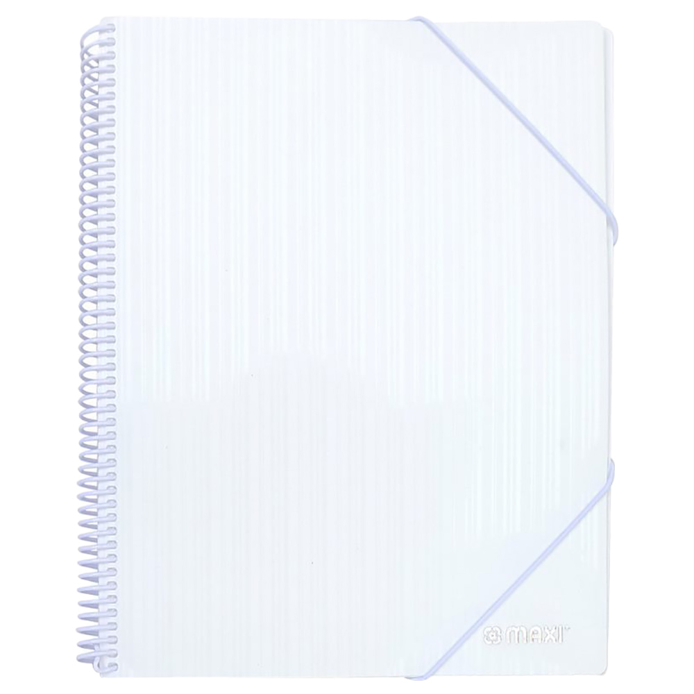 Maxi - Spiral Display Book - 20 Pocket - White