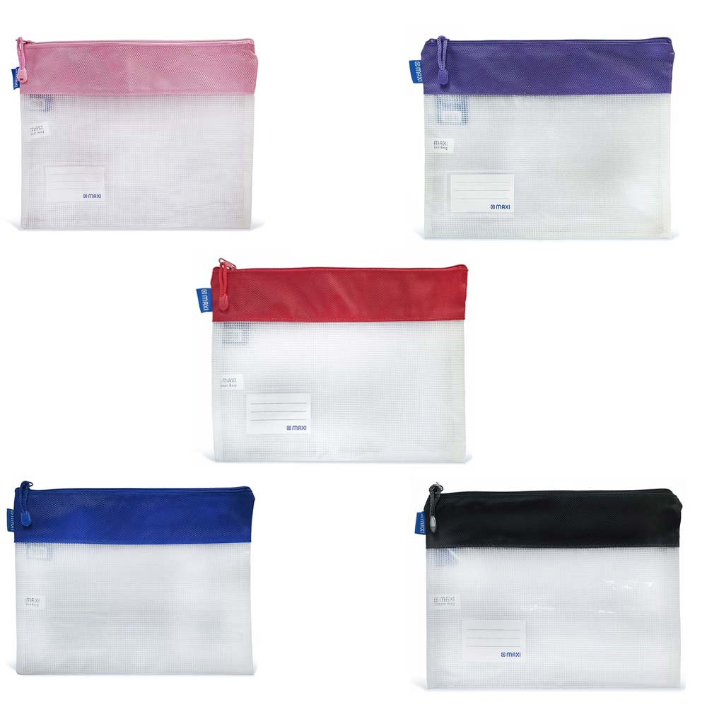 Maxi - Eva Single Zipper Bag A4, 1pc - Assorted