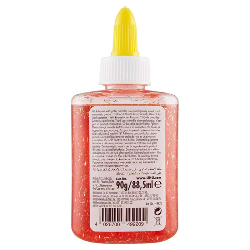 Uhu - Glitter Glue - 88.5ml - Red