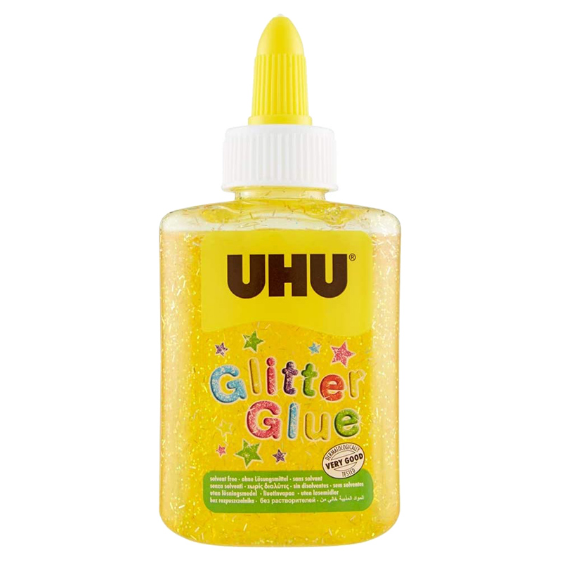 Uhu - Glitter Glue - 88.5Ml - Yellow