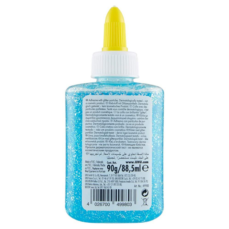 Uhu - Glitter Glue - 88.5Ml - Blue
