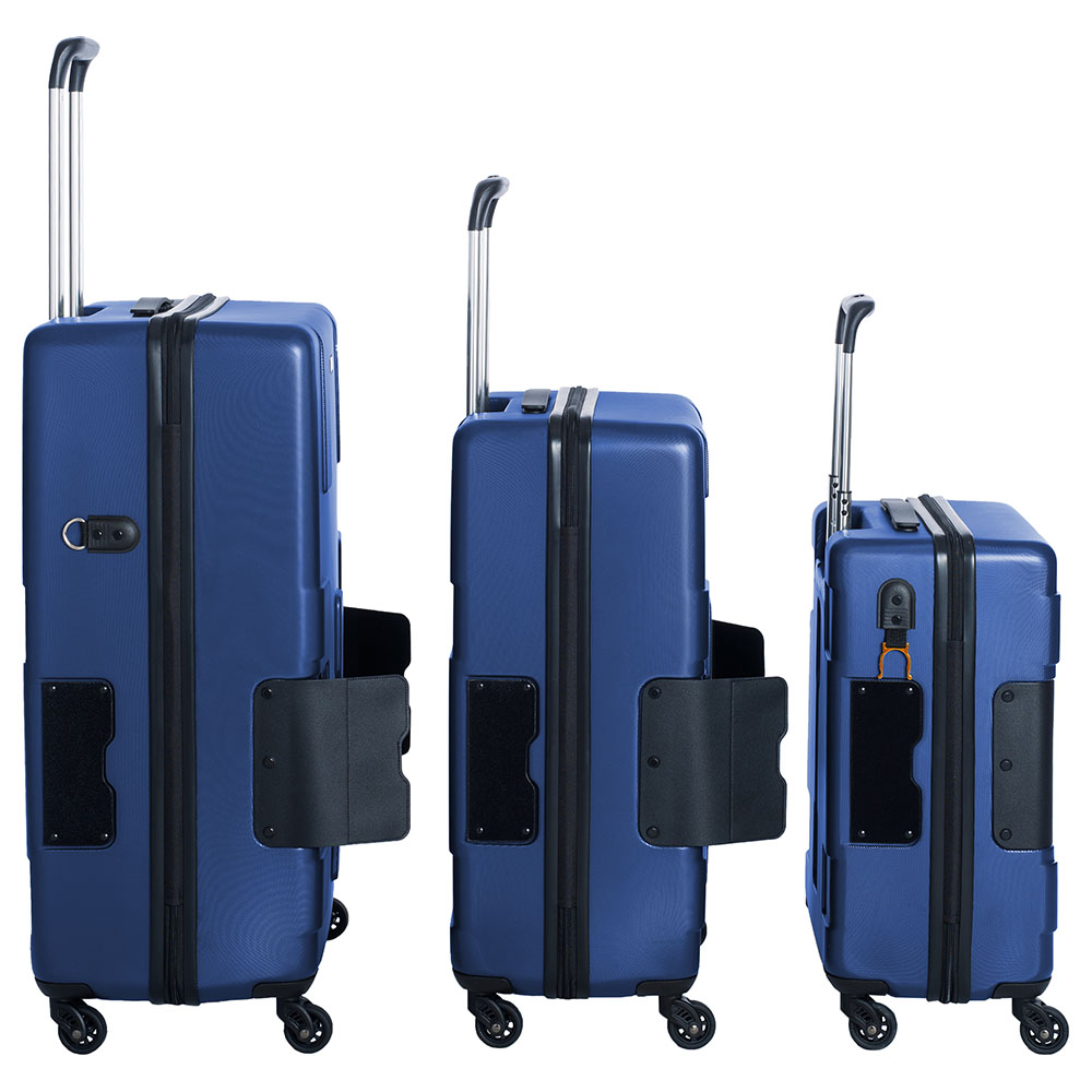 TACH Luggage - Connectable Luggage 3pc-Set - Midnight Blue