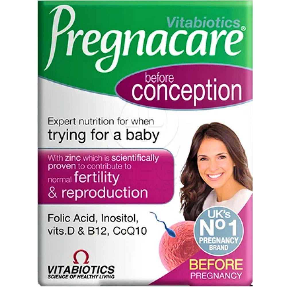 Vitabiotics - Pregnacare Conception 30 Tablets - Pack of 3