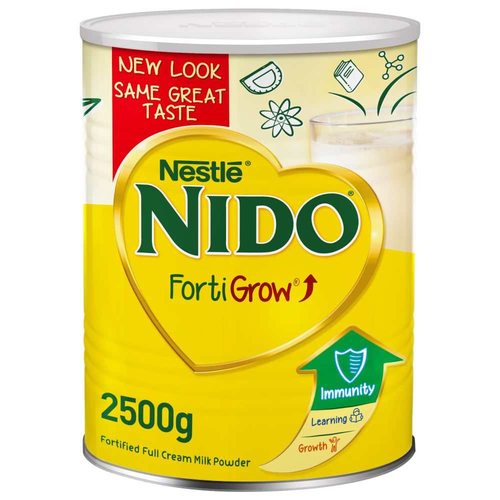Nido Fortified Milk Powder, 2500g