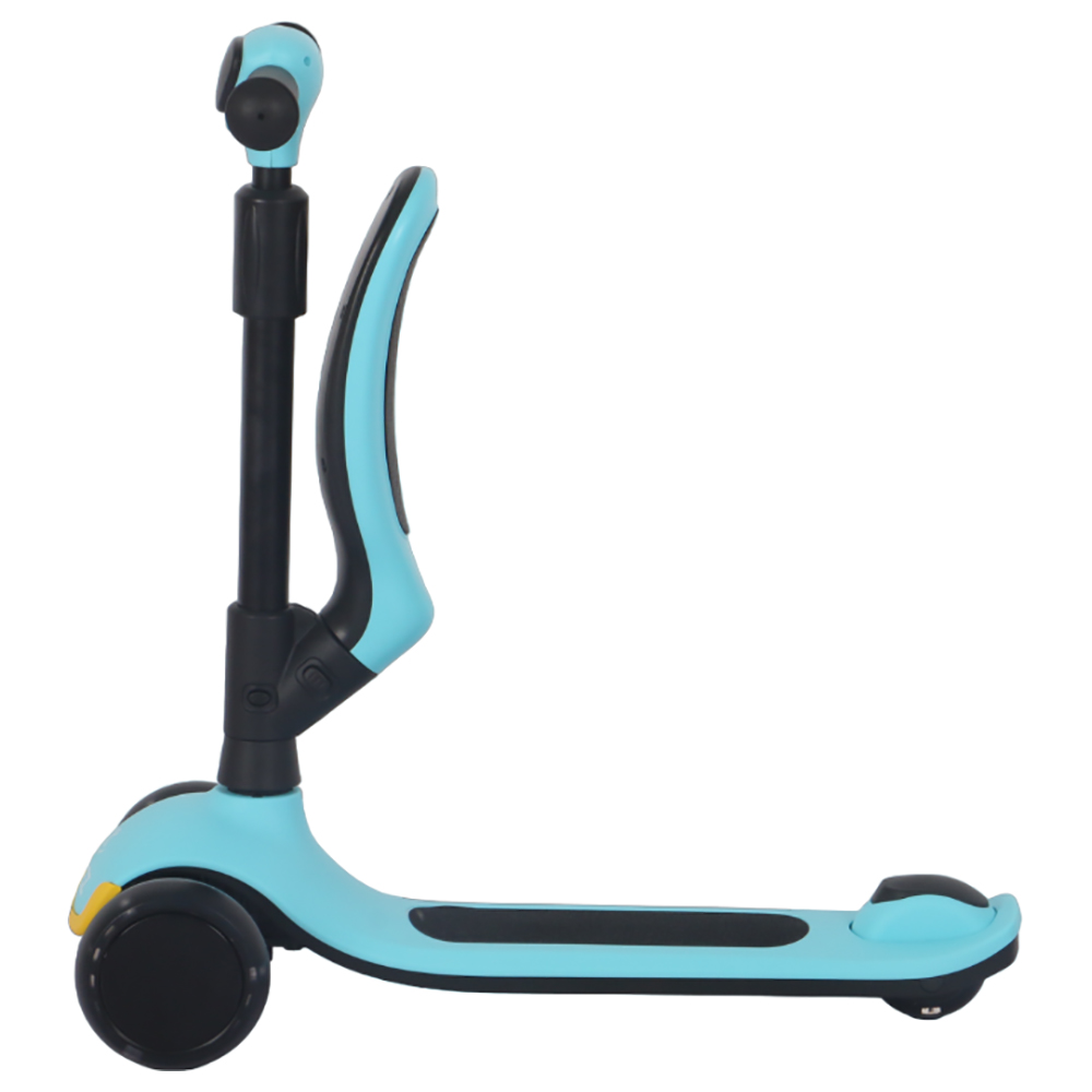 Buddiez - 2-in-1 Robin Light Scooter - Light Blue & Black