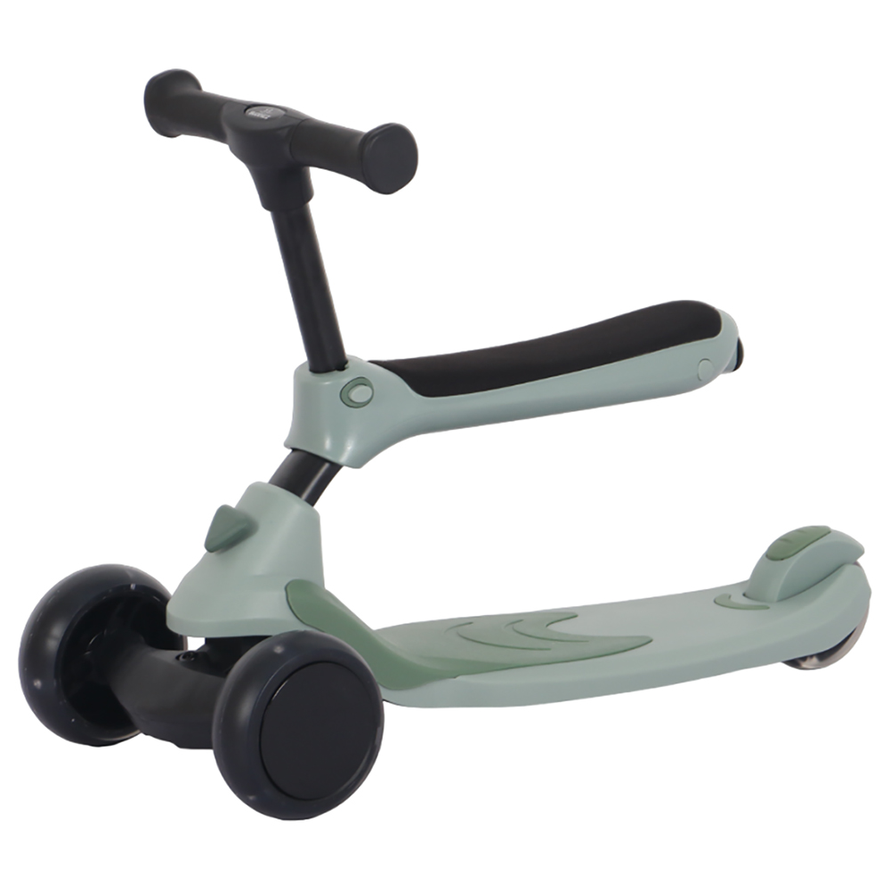 Buddiez - 2-in-1 Light Scooter - Green & Black