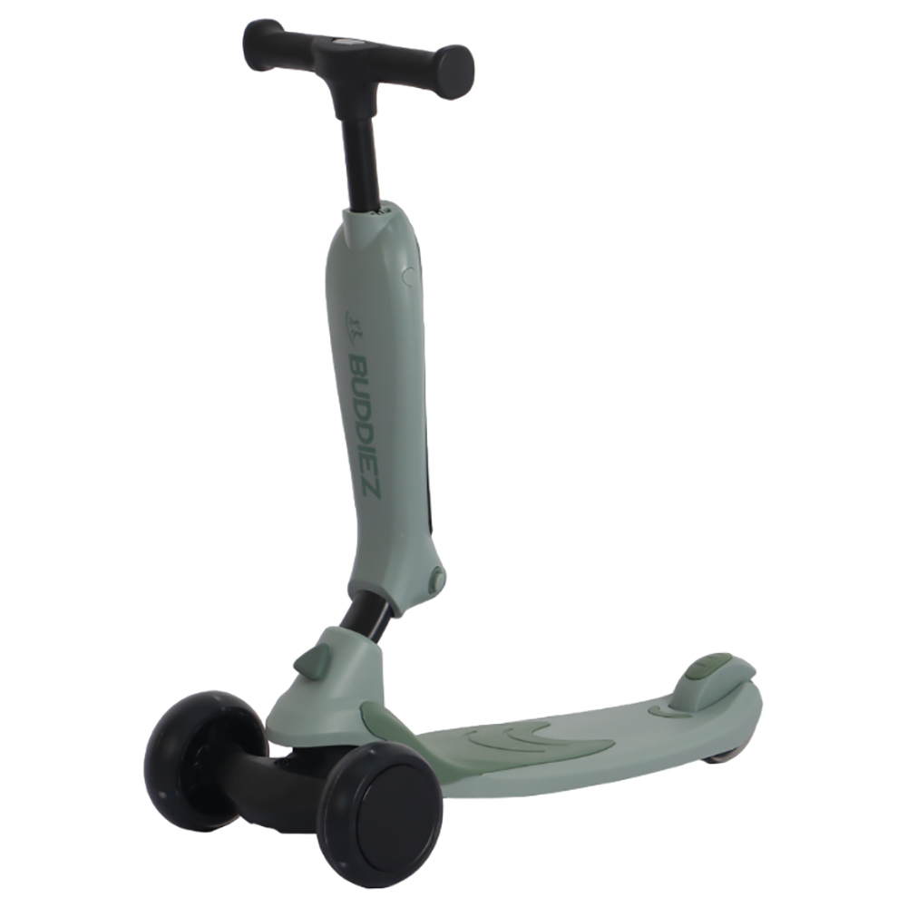 Buddiez - 2-in-1 Light Scooter - Green & Black