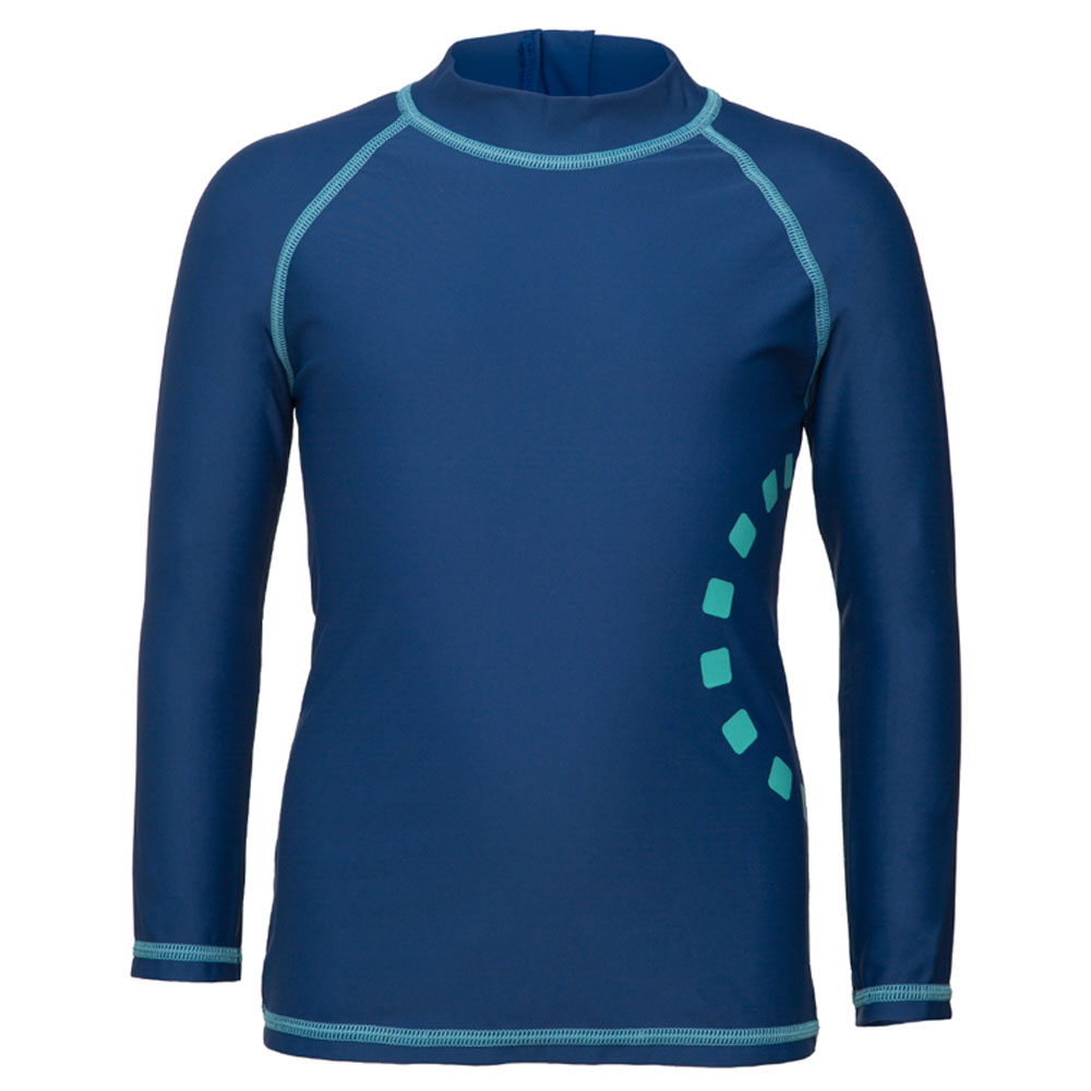 Noma Long-Sleeved Rash Top Swimwear - Blue/Turquoise