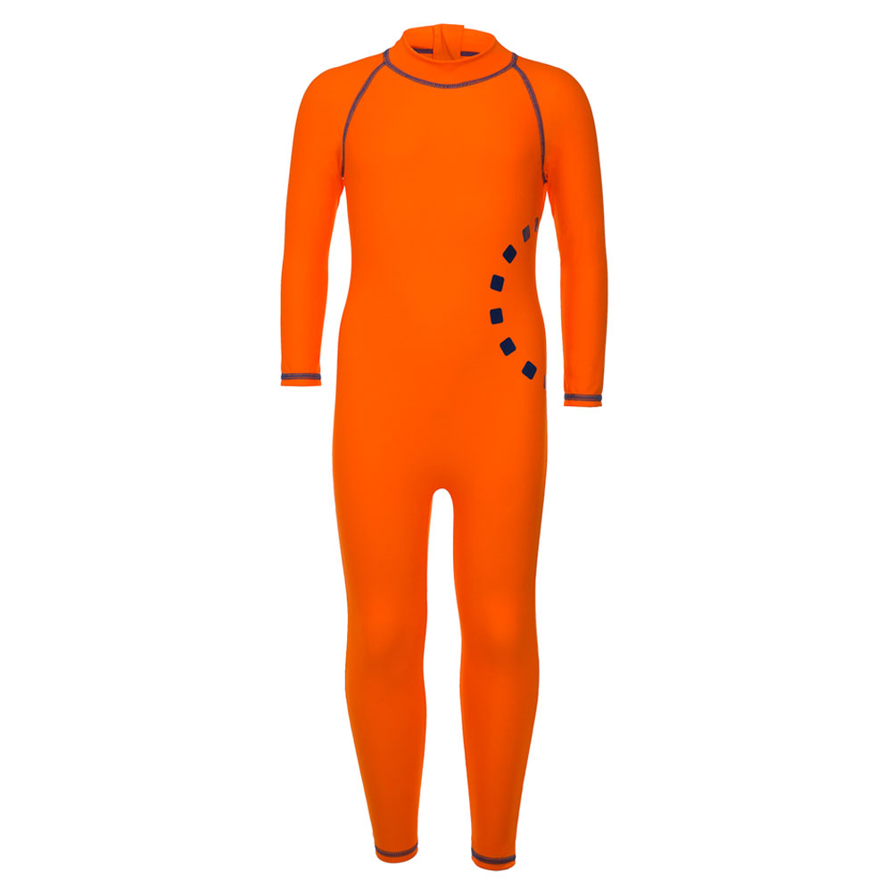Noma Long Sleeve One Piece Swimwear - Blue/Orange