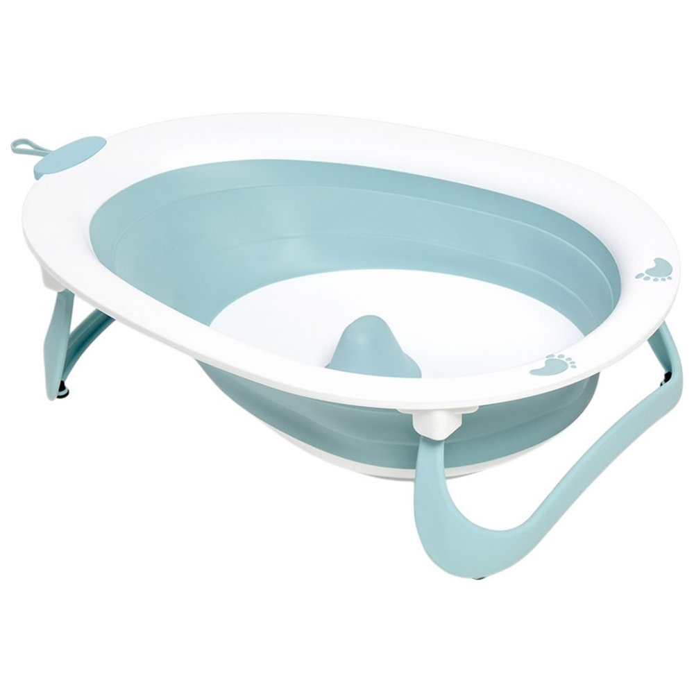 Bumble & Bird - Egg-Shape Style Foldable Bath tub - Green | Portable Infant Bath