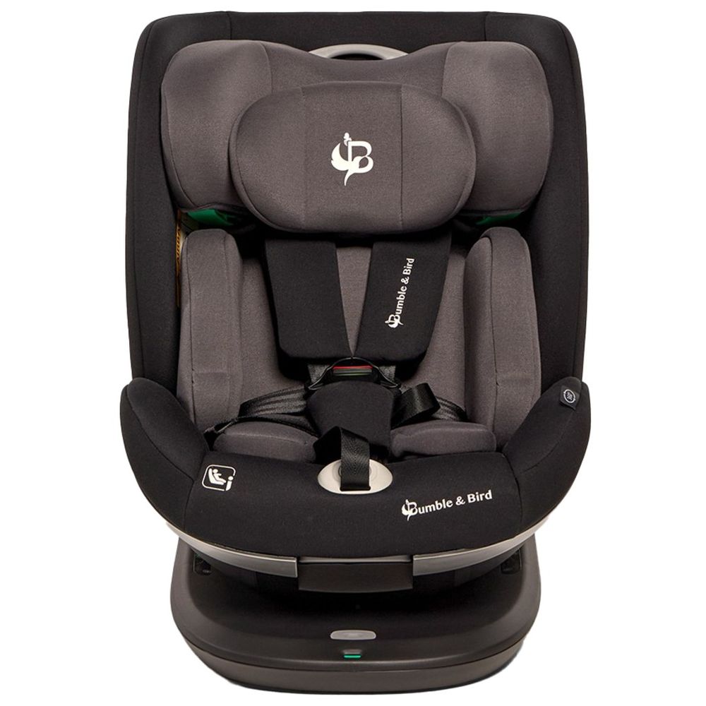 Bumble & Bird Robin 360° Rotating ISOFIX Car Seat - Black | i-Size Certified Group 0+/1/2/3 | Birth to 12 Years