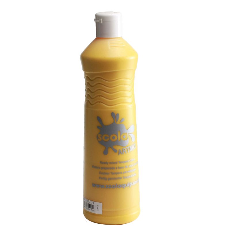 Scola - Ready Mixed Paint 1 Litre - Bright Yellow