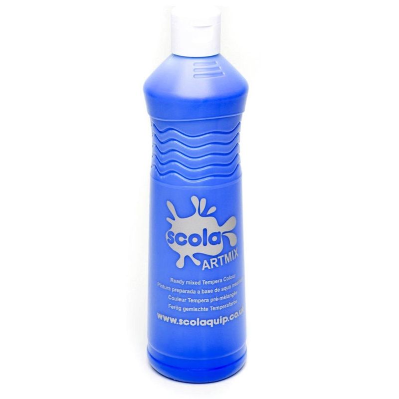 Scola - Ready Mixed Paint 1 Litre - Bright Blue