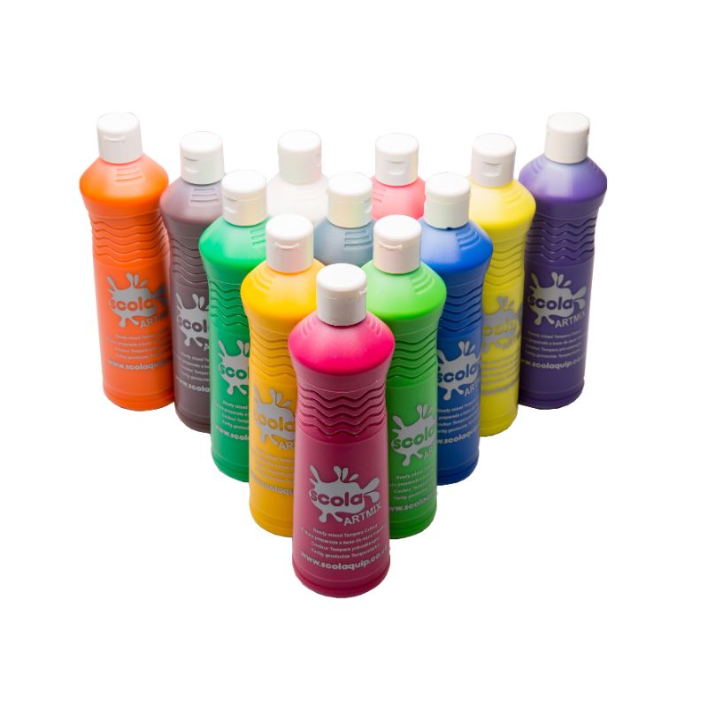 Scola - Ready Mixed Paint 1 Litre - Bright Blue