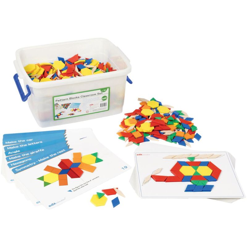 EDX Education - Pattern Blocks Classroom Set
