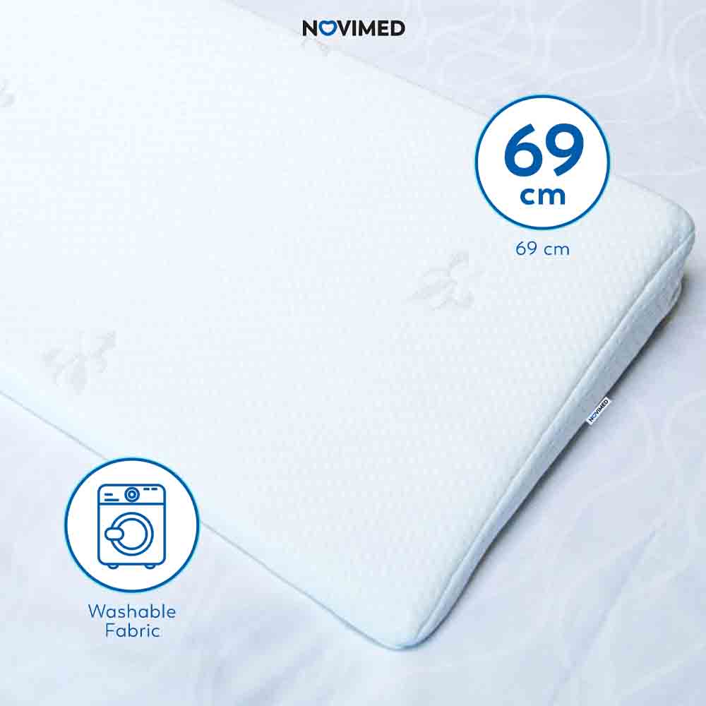 NOVIMED Universal Baby Wedge Pillow for Reflux & Gerd 69cm