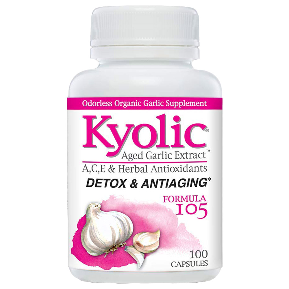 Kyolic Formula 105 Detox & Anti-Aging 100-Capsules