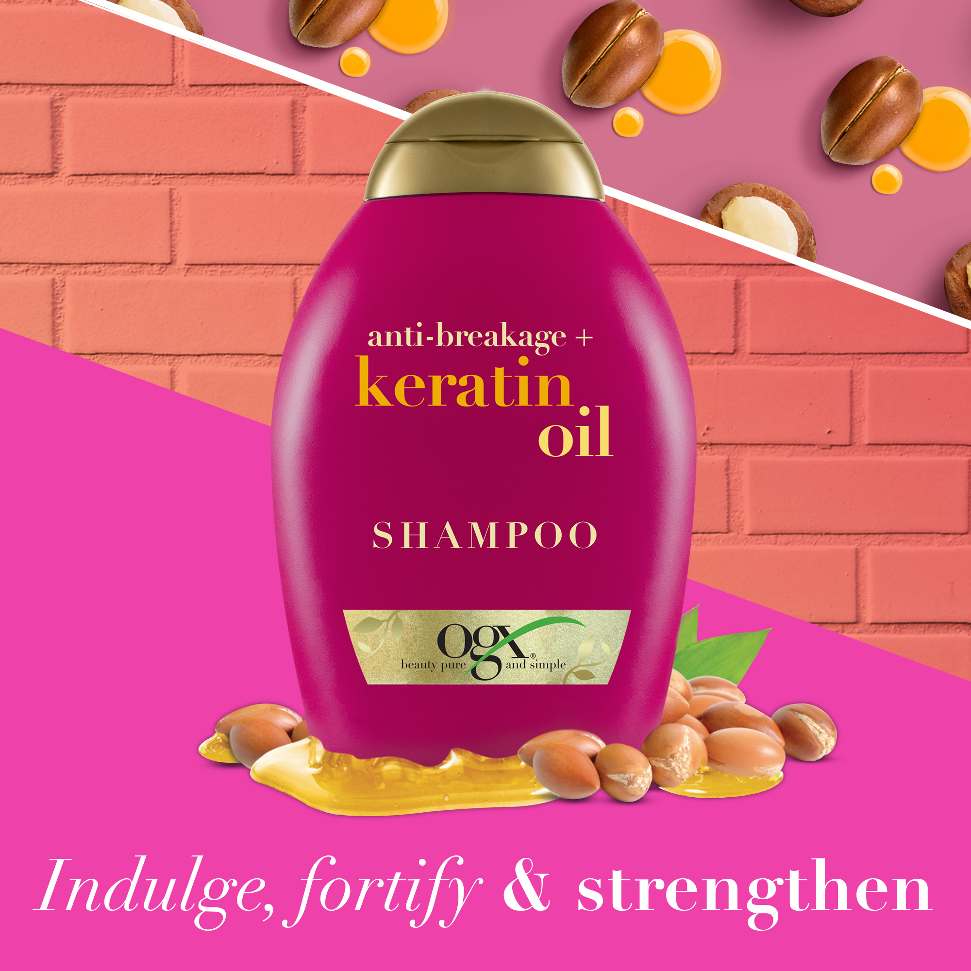 OGX - Shampoo Anti - Breakage + Keratin Oil 385ml