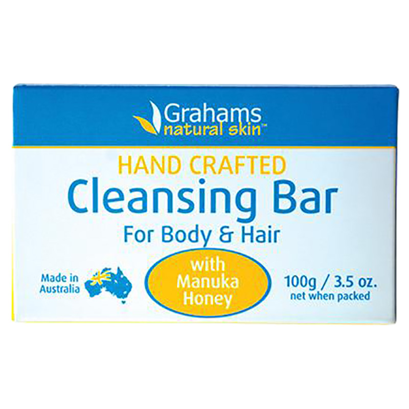 Grahams Natural - Body & Hair Cleansing Bar 100g