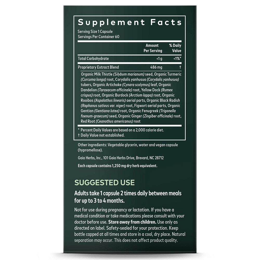 Gaia Herbs - Liver Cleanse 60 Capsules