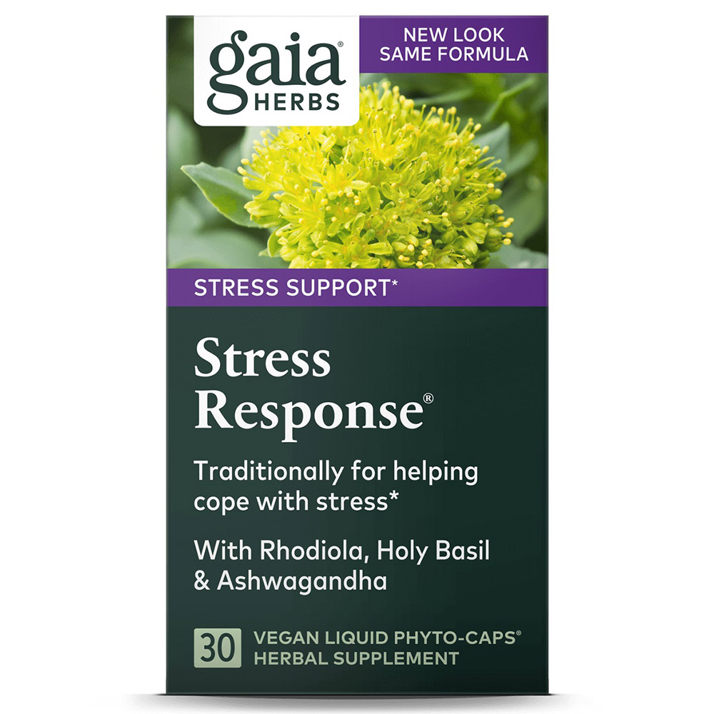 Gaia Herbs - Stress Response 30 Capsules 