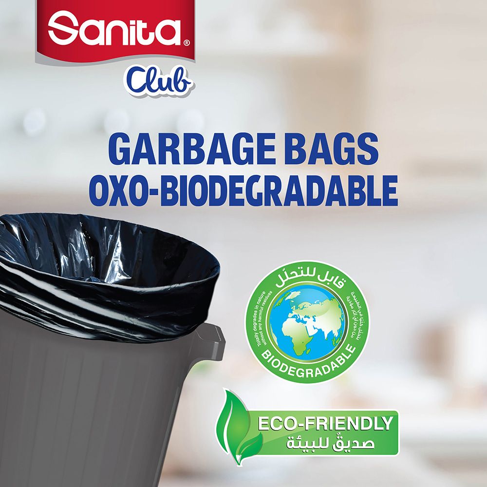 Sanita Club - Garbage Bags Biodegradable 70 Gallons 10 Bags