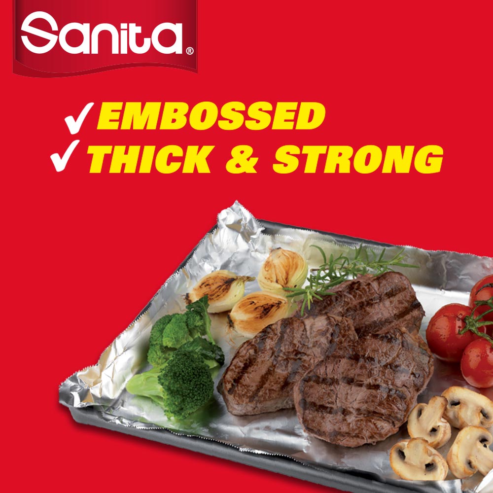 Sanita - Aluminium Foil 75 Sqft 1 Roll