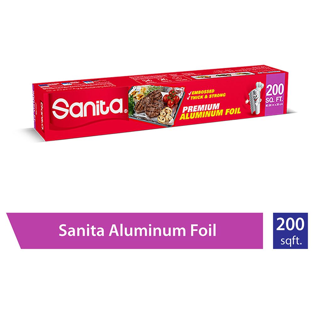 Sanita - Aluminium Foil 200 Sqft 1 Roll