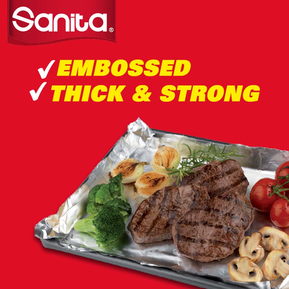 Sanita - Aluminium Foil 25 Sqft 1 Roll