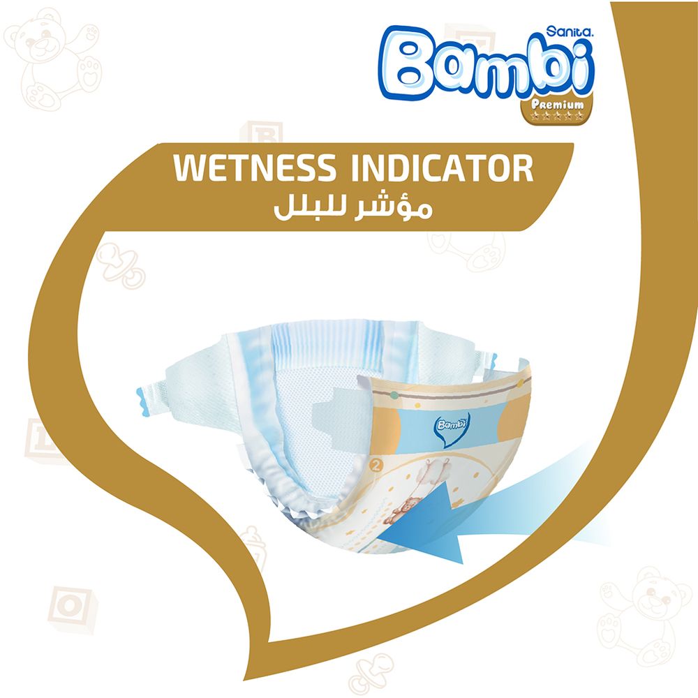 Sanita Bambi - Baby Diapers Super Pack - Size 2 - Small - 3-6 Kg - 168 Pcs