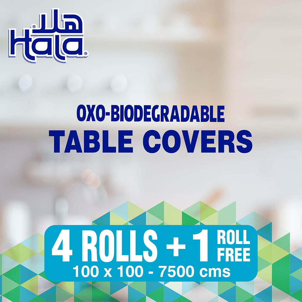 Hala - Table Cover Travel Pack - 4+1 Rolls - 75 Sheets