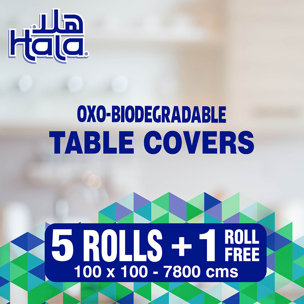 Hala - Table Cover Travel Pack - 5+1 Rolls - 78 Sheets
