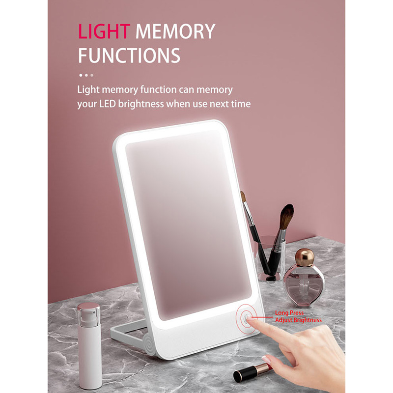 Bomidi - R1 Make Up Mirror LED Light Mirror - White