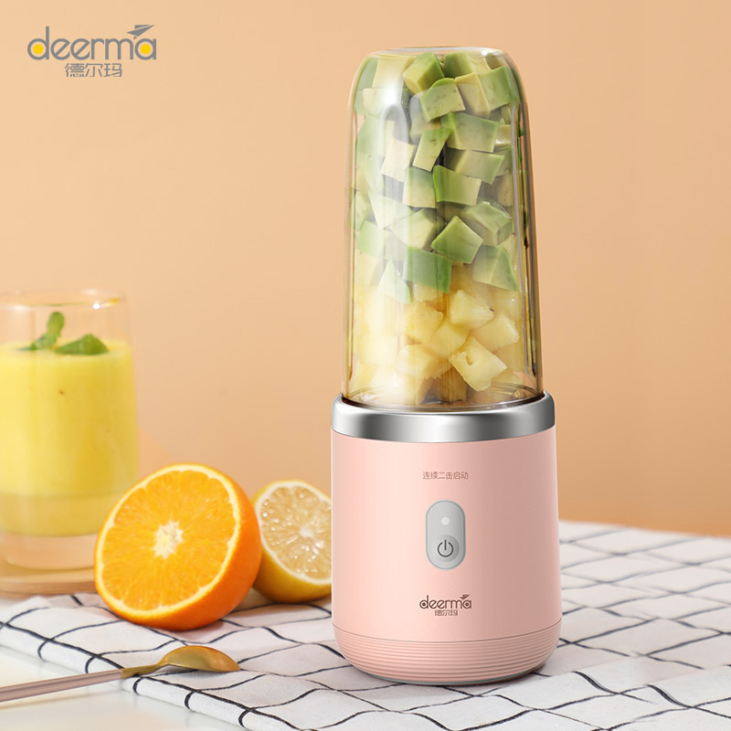 Deerma Mini USB Blender 400ml - Pink