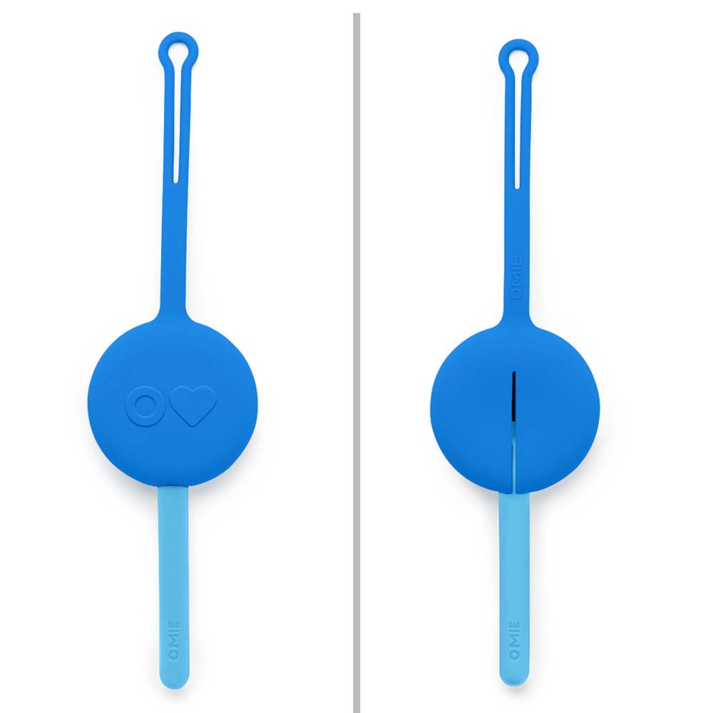 Omiebox - Utensil + Holder Set - Blue Sky