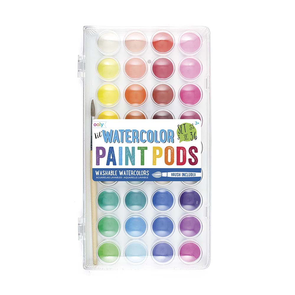 Ooly - Lil’ Paint Pods Watercolor & Brush