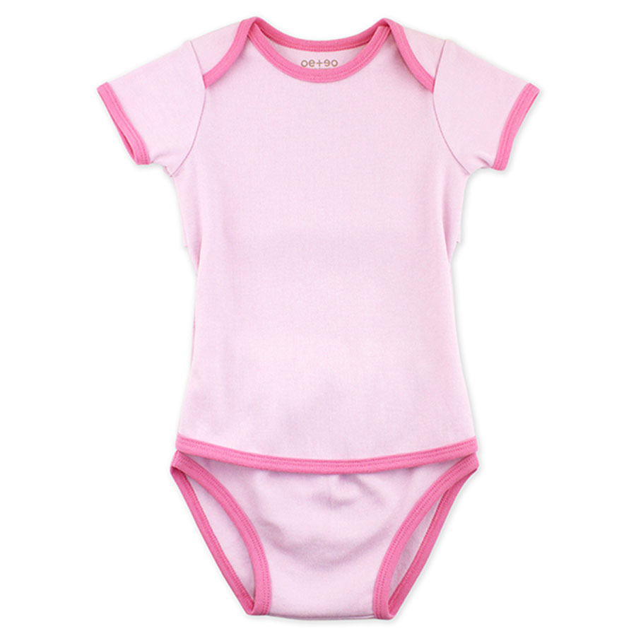 Oeteo Easyeo Classic Short Sleeve Romper Tender - Pink