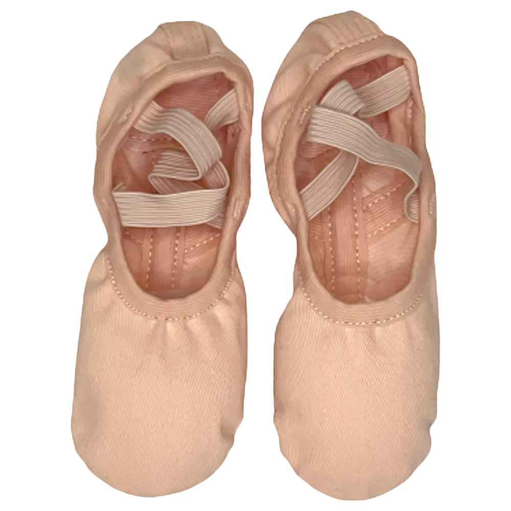 One Sports Stretch Canvas Ballet Shoes - Pink