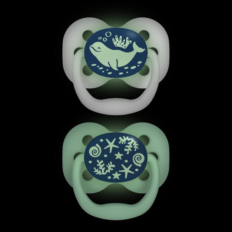 Dr. Brown's - Advantage Pacifier 0-6M - Stage 1 - Blue - Pack of 2
