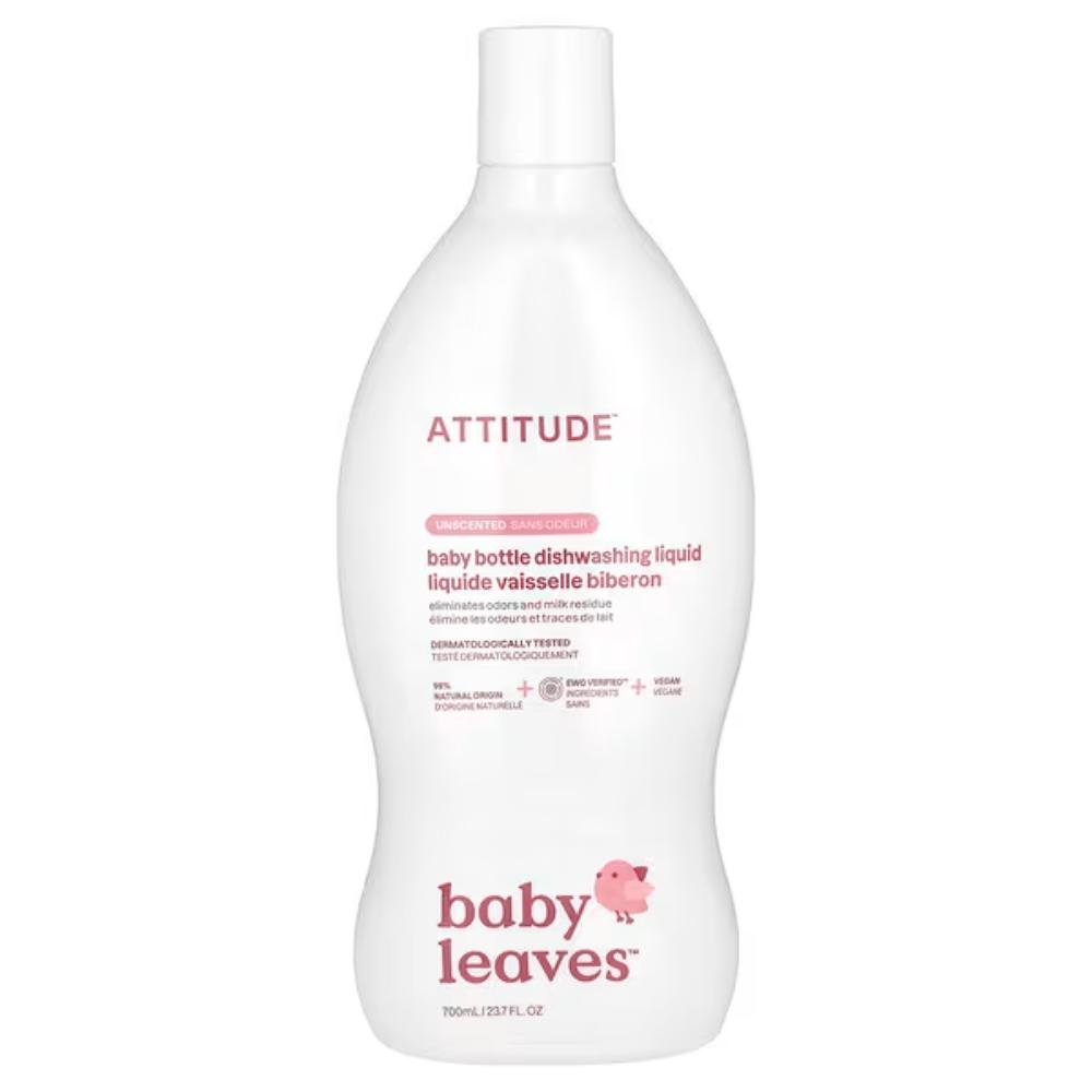 Attitude - Fragrance Free Baby Bottle & Dishwashing Liquid 700ml